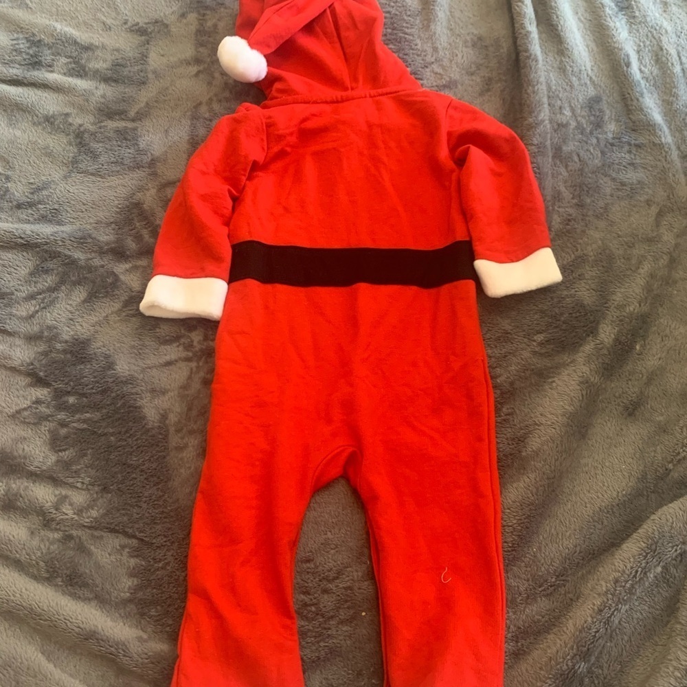 Cat & Jack Red and White Striped Baby Outfit